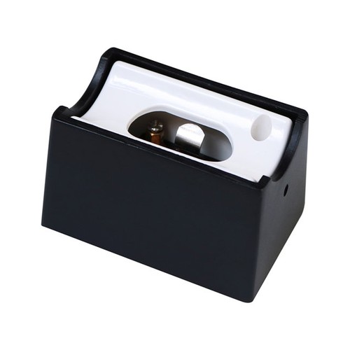 S14s Fassung aus schwarzem Metall, 2er-Set - Für S14s LED-Röhren