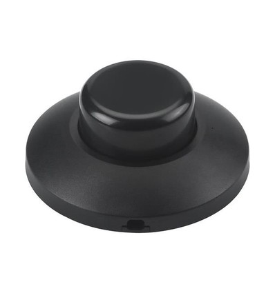 LED-Fußdimmer, 0-75W - Phasenabschnitt, schwarz