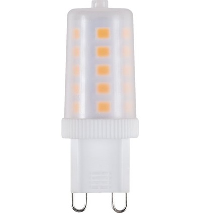 G9 3W LED-Lampe - 320lm, Mattglas, 2700K