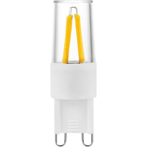 G9 2W dimmbare LED-Lampe - Filament, 5,2cm, 2700K, Klarglas
