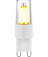 G9 2W dimmbare LED-Lampe - Filament, 5,2cm, 2700K, Klarglas