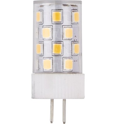 G4 3W dimmbare LED-Lampe, 12V - 300lm, T17, 2700K, Klarglas