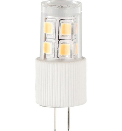 G4 2W dimmbare LED-Lampe, 12V - 200lm, T14.6, warmweiß, Klarglas