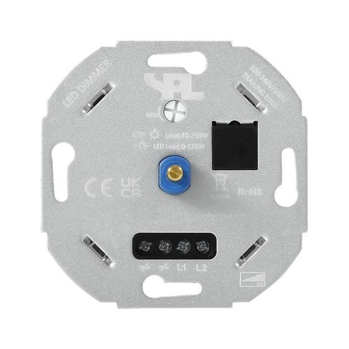 LED Dimmer 0-125W - Phasenan-/abschnitt, für Doppel-Taster