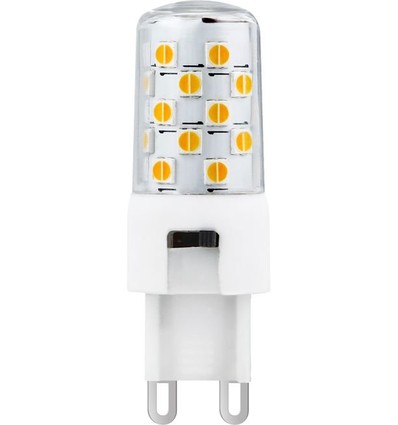 G9 3,4W dimmbares LED Leuchtmittel - 350lm, RA90, CCT Switch, 5,5cm, Klarglas