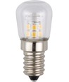 E14 2W LED-Kühlschranklampe - 5,1cm, klar, 2700K