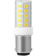 BA15d 3,5W LED-Röhre - 5,2cm, 380lm, Klarglas, 3000K