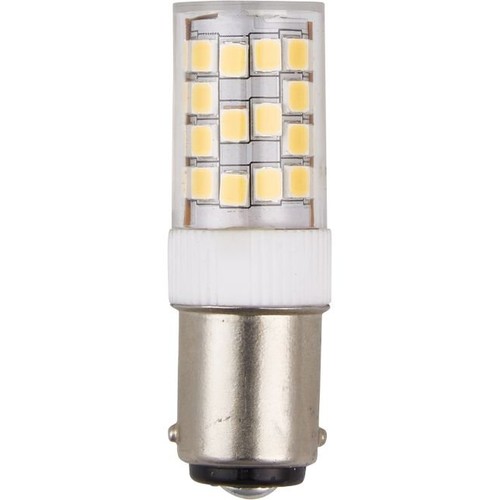 Ba15d 3,2W LED Röhre - 5,2cm, dimmbar, 390lm, Klarglas