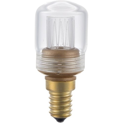 E14 2W dimmbare LED Vintage Birne - 7cm, 2000K, Klarglas, Röhrenform