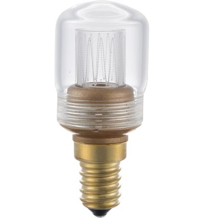 E14 2W dimmbare LED Vintage Birne - 7cm, 2000K, Klarglas, Röhrenform