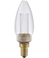 E14 2,5W dimmbare LED Vintage-Lampe - C35, 2000K, Klarglas, 65lm