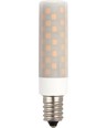E14 6W LED-Röhrenlampe - 8cm, 660lm, dimmbar, Opalglas