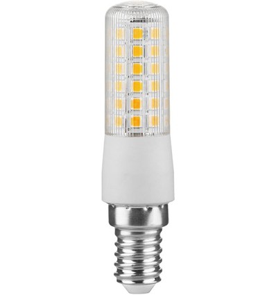 E14 7W dimmbare LED-Röhrenlampe - 8,2cm, 806lm, 2700K, Klarglas