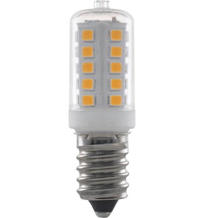 E14 3W LED Röhrenlampe - 5,1cm, 320lm, Klarglas, 2700K