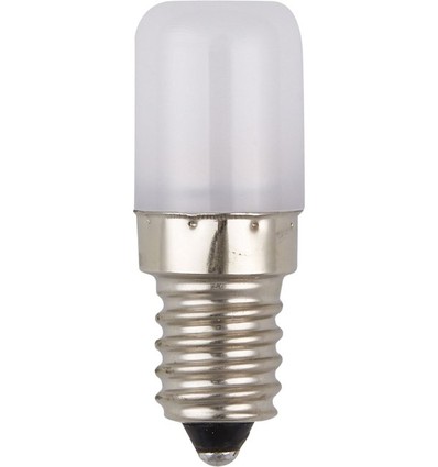 E14 1,8W LED-Röhrenlampe - 5,2cm, 130lm, 2700K, Opalglas