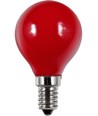 E14 1W LED Tropfenlampe - G45, Rot, Party Colour Premium