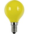 E14 1W LED Tropfenlampe - G45, Gelb, Party Colour Premium
