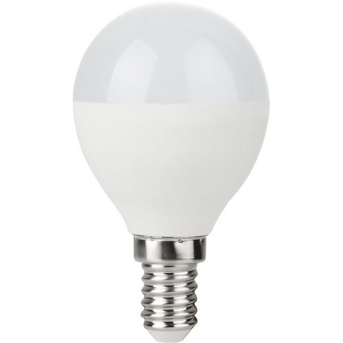 E14 5W dimmbare LED-Tropfenlampe - G45, 470lm, Opalglas