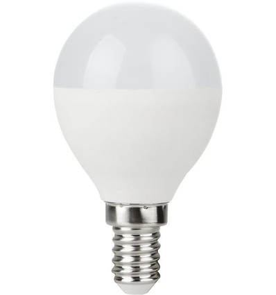 E14 5W dimmbare LED-Tropfenlampe - G45, 470lm, Opalglas