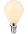 E14 4W dimmbare LED-Tropfenlampe - G45, Filament, matt, 470lm, 2700K