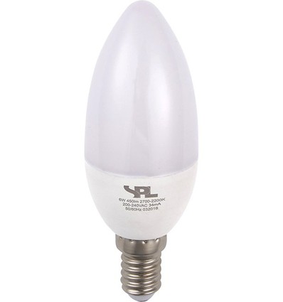 E14 4W dimmbare LED Tropfenlampe - DimToWarm, 2000-2700K, C37, Opalglas