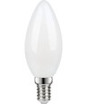 E14 3W dimmbare LED-Kerzenlampe - C35, Mattglas, 2700K, Filament