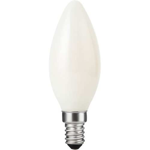 E14 4W dimmbare LED-Kerzenlampe - DimToWarm, 2000-2700K, Opalglas, Filament
