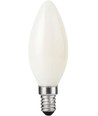 E14 4W dimmbare LED-Kerzenlampe - DimToWarm, 2000-2700K, Opalglas, Filament