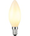 E14 4W dimmbare LED-Kerzenlampe - DimToWarm, 2000-2700K, Opalglas, Filament