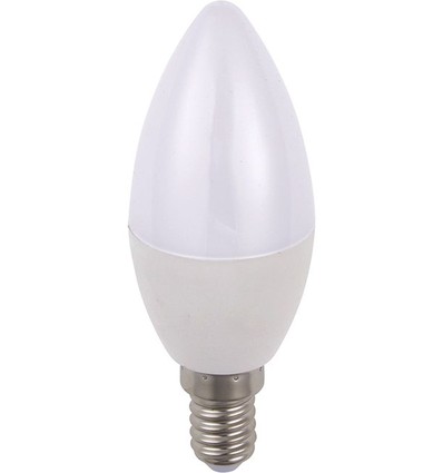 E14 5W dimmbare LED-Kerzenlampe - C35, 470lm, Opalglas, 2700K