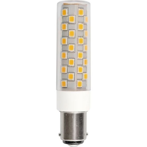 8cm / 6W dimmbare BA15d LED Röhrenlampe - 840lm, 3000K, Klarglas, AC/DC