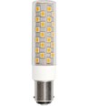 8cm / 6W dimmbare BA15d LED Röhrenlampe - 840lm, 3000K, Klarglas, AC/DC