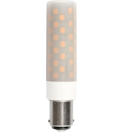 8cm / 6W dimmbare BA15d LED-Röhrenlampe - 660lm, Opalglas, 3000K