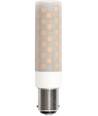 8cm / 6W dimmbare BA15d LED-Röhrenlampe - 660lm, Opalglas, 3000K