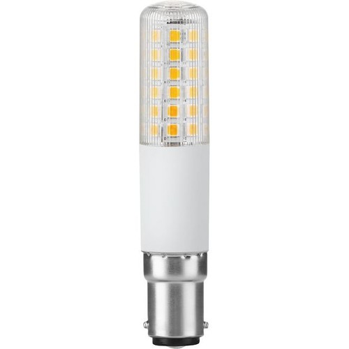 BA15d 8W dimmbare LED-Röhrenlampe - 9cm, 1055lm, 2700K, Klarglas