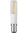 BA15d 8W dimmbare LED-Röhrenlampe - 9cm, 1055lm, 2700K, Klarglas