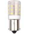 BA15s 3W LED-Röhrenlampe, 10-24V - 4,5cm, 250lm, Klarglas, warmweiß