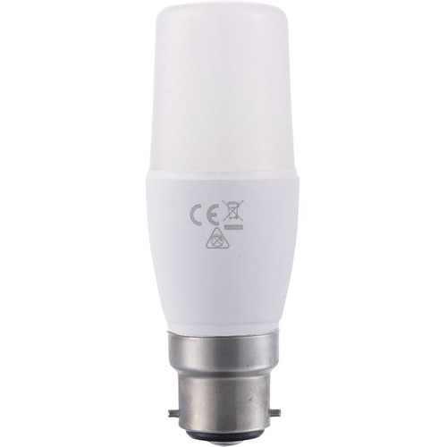 B22d 8W LED-Lampe - 11,8cm, 95-265V, Opalglas, 810lm, 3000K