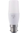 B22d 8W LED-Lampe - 11,8cm, 95-265V, Opalglas, 810lm, 3000K