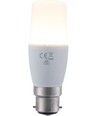 B22d 8W LED-Lampe - 11,8cm, 95-265V, Opalglas, 810lm, 3000K