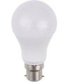 BA22d 5,5W LED-Lampe, 12-60V - A60, 600lm, Opalglas, 3000K