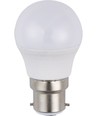 B22d 3W LED Tropfenlampe, 12-60V - G45, Opalglas, 3000K
