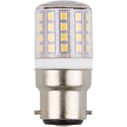 6cm / 3W Ba22d LED-Röhre - 400lm, 3000K, Klarglas