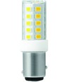 BAY15d 3,5W LED-Röhrenlampe - 5,2cm, 380lm, 3000K, Klarglas