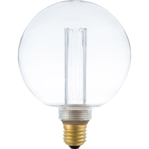 E27 3,5W dimmbare LED-Lampe - G125, Vintage Globe, 2000K, Klarglas