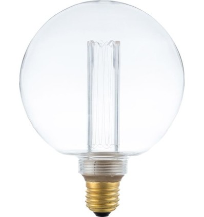 E27 3,5W dimmbare LED-Lampe - G125, Vintage Globe, 2000K, Klarglas