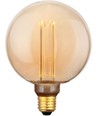E27 3,5W dimmbare LED Vintage-Lampe - G125, 1800K, Goldglas, 120lm