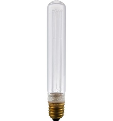 E27 2,5W dimmbare LED Vintage-Lampe - 18,5cm, 2000K, Klarglas, Röhrenform