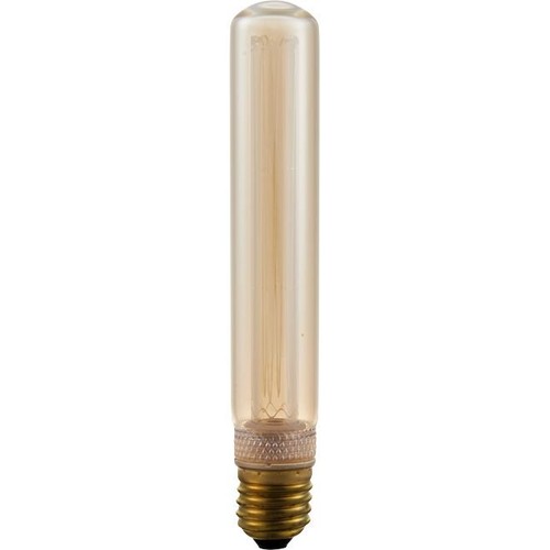 E27 2,5W dimmbare LED Vintage-Lampe - 18,5cm, 1800K, Goldglas, Tube T30