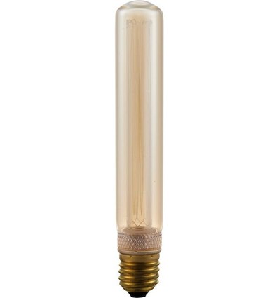 E27 2,5W dimmbare LED Vintage-Lampe - 18,5cm, 1800K, Goldglas, Tube T30